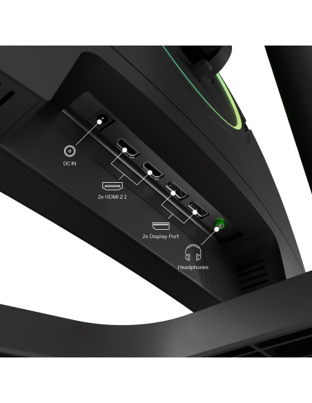 LCD Monitor, THOMSON, 34 ", 3440 x 1440 pixels, UltraWide Quad HD, LCD, Curved, M34QG7Y14C