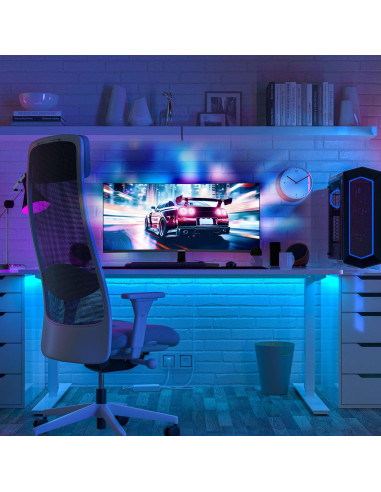 LCD Monitor, THOMSON, 34 ", 3440 x 1440 pixels, UltraWide Quad HD, LCD, Curved, M34QG7Y14C