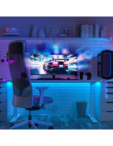 LCD Monitor, THOMSON, 34 ", 3440 x 1440 pixels, UltraWide Quad HD, LCD, Curved, M34QG7Y14C