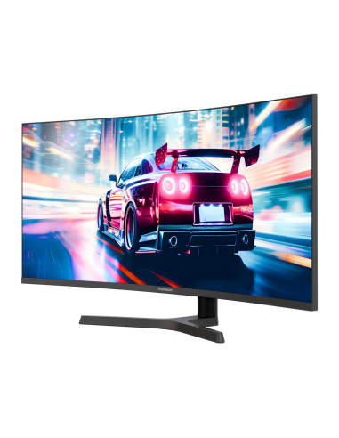 LCD Monitor, THOMSON, 34 ", 3440 x 1440 pixels, UltraWide Quad HD, LCD, Curved, M34QG7Y14C