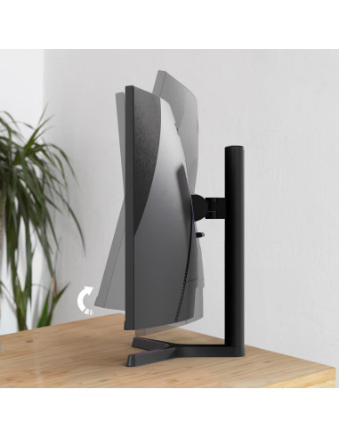 LCD Monitor, THOMSON, 34 ", 3440 x 1440 pixels, UltraWide Quad HD, LCD, Curved, M34QG7Y14C