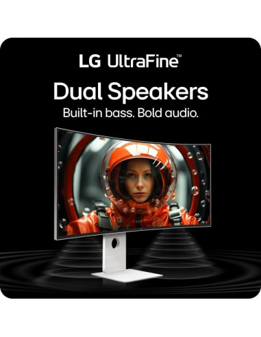 LCD Monitor, LG, 40 ", 5120 x 2160 pixels, WUHD, Native aspect ratio 21:9, Curved, 40U990A-W