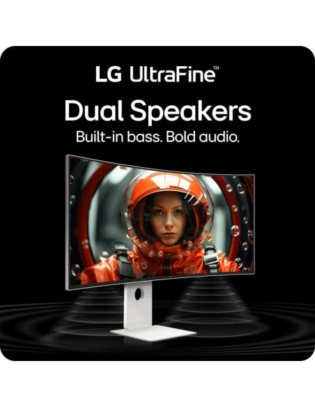 LCD Monitor, LG, 40 ", 5120 x 2160 pixels, WUHD, Native aspect ratio 21:9, Curved, 40U990A-W