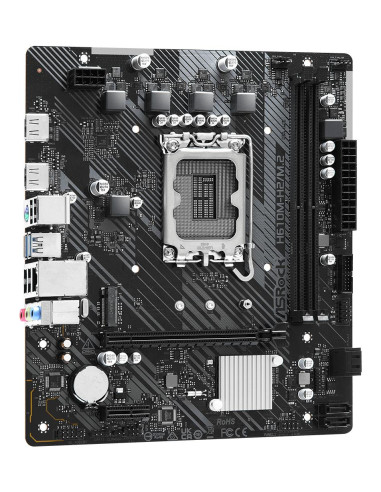 Mainboard, ASROCK, Intel H610, LGA1700, Micro-ATX, Memory DDR4, Memory slots 2, 1xPCI-Express 3.0 1x, 1xPCI-Express 4.0 16x, 1x