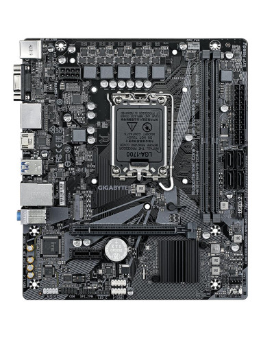 Mainboard, GIGABYTE, Intel H610, LGA1700, Micro-ATX, Memory DDR4, Memory slots 2, 1xPCI-Express 3.0 1x, 1xPCI-Express 4.0 16x, 