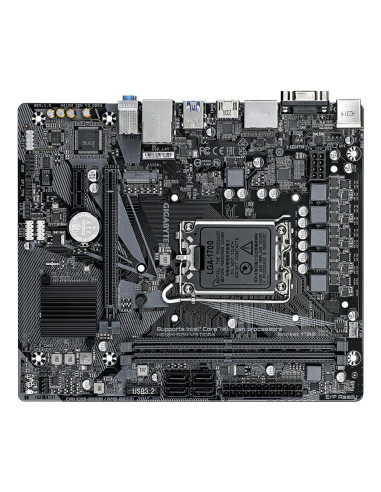 Mainboard, GIGABYTE, Intel H610, LGA1700, Micro-ATX, Memory DDR4, Memory slots 2, 1xPCI-Express 3.0 1x, 1xPCI-Express 4.0 16x, 