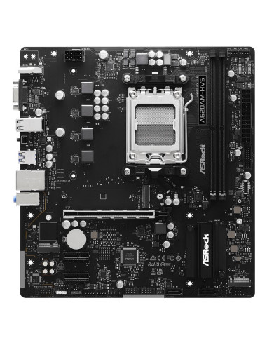 Mainboard, ASROCK, AMD A620A, micro ATX, RAM DDR5-SDRAM, 2xSlots, A620AM-HVS