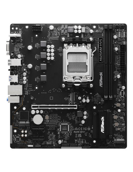 Mainboard, ASROCK, AMD A620A, micro ATX, RAM DDR5-SDRAM, 2xSlots, A620AM-HVS