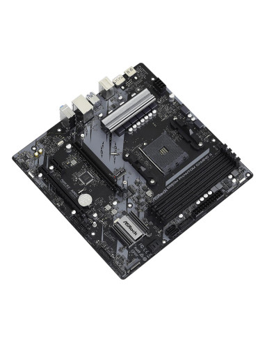 Mainboard, ASROCK, AMD B550, SAM4, MicroATX, 1xPCI-Express 3.0 1x, 1xPCI-Express 3.0 4x, 2xM.2, 1xPCI-Express 4.0 16x, Memory D