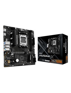 Mainboard, ASROCK, AMD A620A, SAM5, Micro-ATX, Memory DDR5, Memory slots 2, A620AM-X