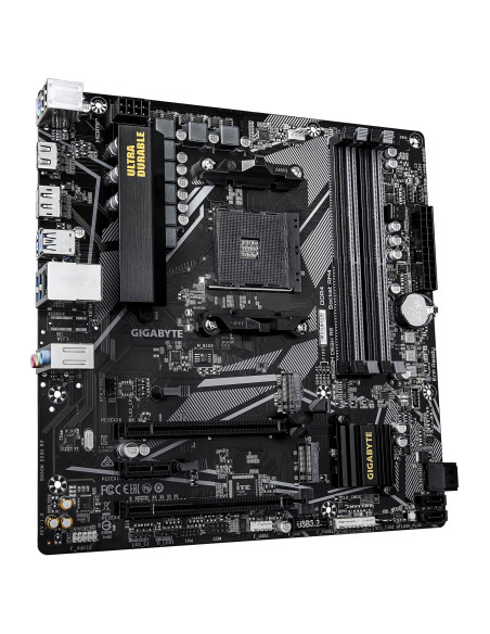 Mainboard, GIGABYTE, AMD B550, SAM4, Micro-ATX, Memory DDR4, Memory slots 4, B550MDS3HR2