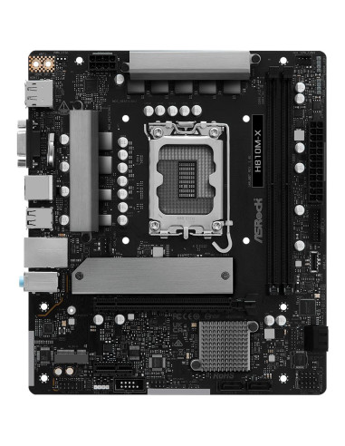 Mainboard, ASROCK, Intel H810, LGA1851, Micro-ATX, Memory DDR5, Memory slots 2, H810M-X