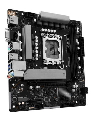 Mainboard, ASROCK, Intel H810, LGA1851, Micro-ATX, Memory DDR5, Memory slots 2, H810M-X