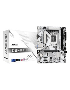 Mainboard, ASROCK, Intel B760 Express, LGA1700, Micro-ATX, Memory DDR5, Memory slots 2, 2xPCI-Express 3.0 1x, 1xPCI-Express 4.0