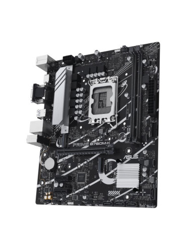 Mainboard, ASUS, Intel B760 Express, LGA1700, Micro-ATX, Memory DDR5, Memory slots 2, 2xPCI-Express 4.0 1x, 1xPCI-Express 4.0 1