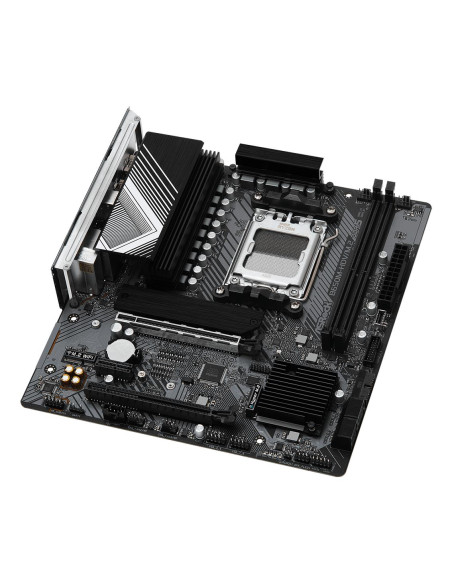 Mainboard, ASROCK, AMD B650, SAM5, Micro-ATX, Memory DDR5, Memory slots 2, 1xPCI-Express 4.0 1x, 2xPCI-Express 4.0 16x, 1xM.2, 