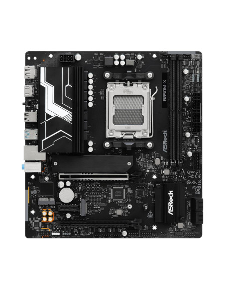 Mainboard, ASROCK, AMD B850, SAM5, Micro-ATX, Memory DDR5, Memory slots 2, B850M-XR2.0