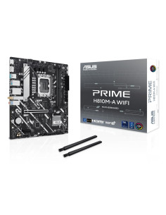 Mainboard, ASUS, Intel H810, LGA1851, Micro-ATX, Memory DDR5, Memory slots 2, PRIMEH810M-AWIFI
