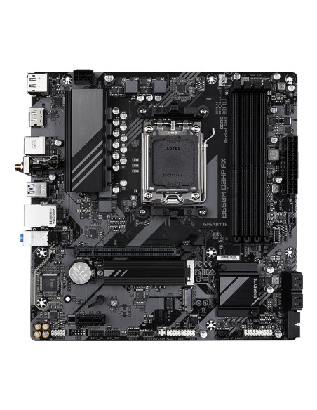 Mainboard, GIGABYTE, AMD B650, SAM5, Micro-ATX, Memory DDR5, Memory slots 4, B650MD3HPAX1.3