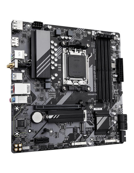 Mainboard, GIGABYTE, AMD B650, SAM5, Micro-ATX, Memory DDR5, Memory slots 4, B650MD3HPAX1.3