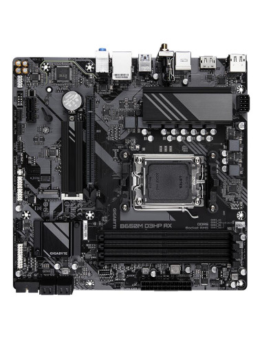 Mainboard, GIGABYTE, AMD B650, SAM5, Micro-ATX, Memory DDR5, Memory slots 4, B650MD3HPAX1.3