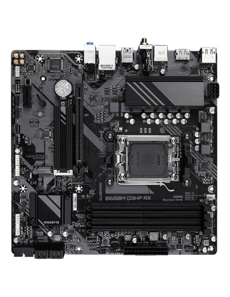 Mainboard, GIGABYTE, AMD B650, SAM5, Micro-ATX, Memory DDR5, Memory slots 4, B650MD3HPAX1.3