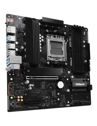 Mainboard, ASROCK, AMD B850, SAM5, Micro-ATX, Memory DDR5, Memory slots 4, 1xPCI-Express 4.0 4x , 1xPCI-Express 5.0 16x, 1xM.2,