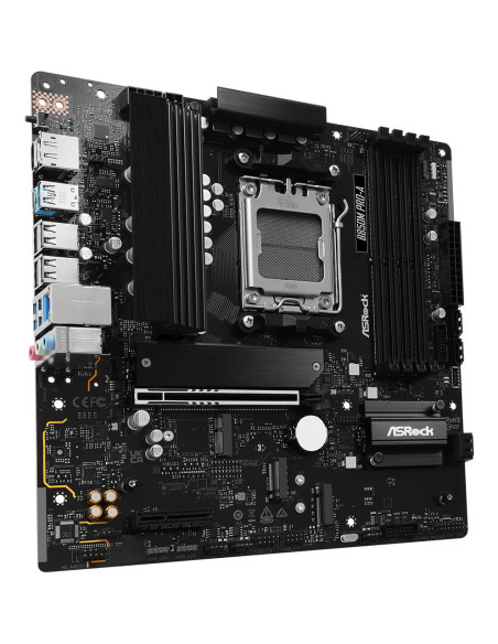 Mainboard, ASROCK, AMD B850, SAM5, Micro-ATX, Memory DDR5, Memory slots 4, 1xPCI-Express 4.0 4x , 1xPCI-Express 5.0 16x, 1xM.2,