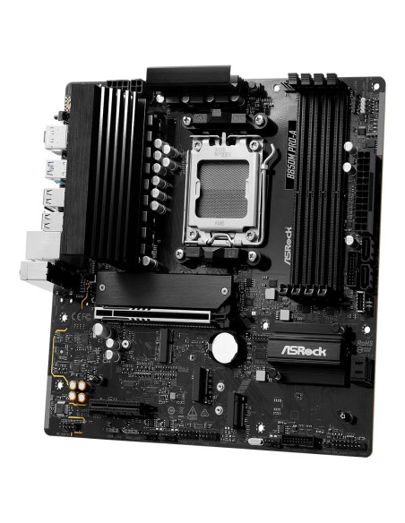 Mainboard, ASROCK, AMD B850, SAM5, Micro-ATX, Memory DDR5, Memory slots 4, 1xPCI-Express 4.0 4x , 1xPCI-Express 5.0 16x, 1xM.2,