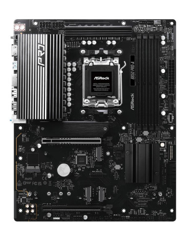 Mainboard, ASROCK, AMD B850, SAM5, ATX, Memory DDR5, Memory slots 4, 1xPCI-Express 4.0 16x, 1xPCI-Express 5.0 16x, 1xM.2, 1xHDM