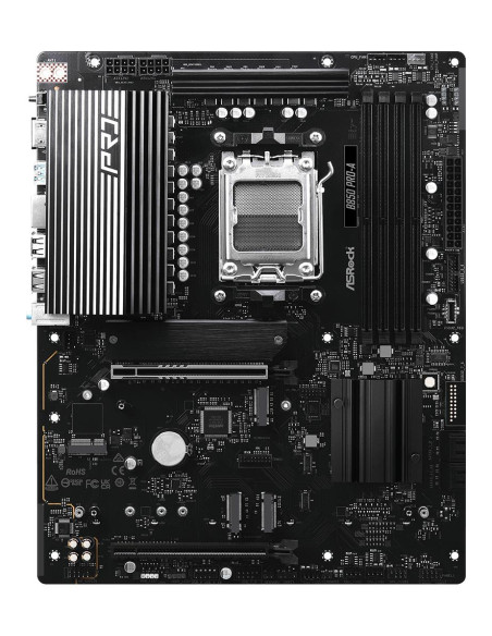 Mainboard, ASROCK, AMD B850, SAM5, ATX, Memory DDR5, Memory slots 4, 1xPCI-Express 4.0 16x, 1xPCI-Express 5.0 16x, 1xM.2, 1xHDM