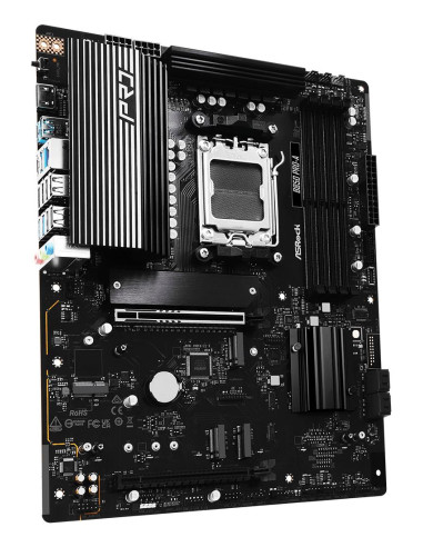 Mainboard, ASROCK, AMD B850, SAM5, ATX, Memory DDR5, Memory slots 4, 1xPCI-Express 4.0 16x, 1xPCI-Express 5.0 16x, 1xM.2, 1xHDM