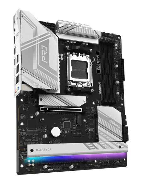 Mainboard, ASROCK, AMD B850, SAM5, ATX, Memory DDR5, Memory slots 4, 1xPCI-Express 4.0 16x, 1xPCI-Express 5.0 16x, 1xM.2, 1xHDM