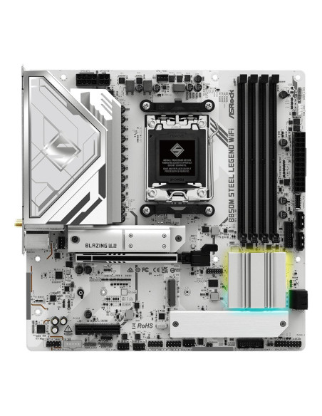 Mainboard, ASROCK, AMD B850, SAM5, Micro-ATX, Memory DDR5, Memory slots 4, 4xPCI-Express 4.0 4x , 1xPCI-Express 5.0 16x, 1xM.2,