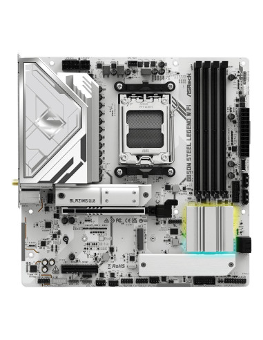 Mainboard, ASROCK, AMD B850, SAM5, Micro-ATX, Memory DDR5, Memory slots 4, 4xPCI-Express 4.0 4x , 1xPCI-Express 5.0 16x, 1xM.2,