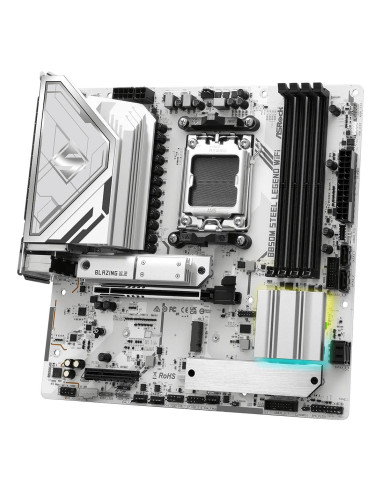 Mainboard, ASROCK, AMD B850, SAM5, Micro-ATX, Memory DDR5, Memory slots 4, 4xPCI-Express 4.0 4x , 1xPCI-Express 5.0 16x, 1xM.2,