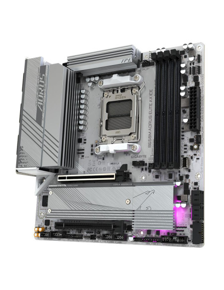 Mainboard, GIGABYTE, AMD B650, SAM5, Micro-ATX, Memory DDR5, Memory slots 4, B650MAELITEAXICE1.1