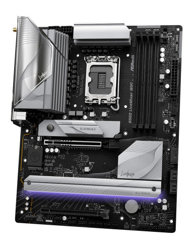 Mainboard, ASROCK, Intel B860 Express, LGA1851, ATX, Memory DDR5, Memory slots 4, 1xPCI-Express 4.0 16x, 1xPCI-Express 5.0 16x,