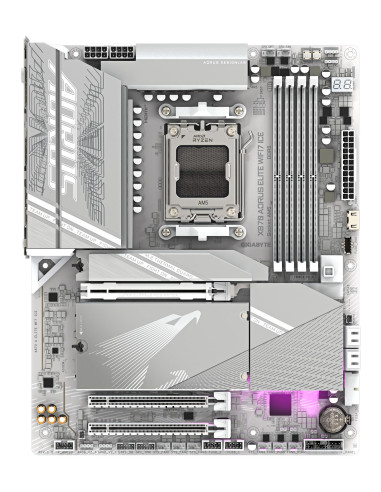 Mainboard, GIGABYTE, AMD X870, Socket AM5, ATX, RAM DDR5-SDRAM, 4xSlots, On-board graphics card Yes, Wi-Fi Yes, Bluetooth Yes, 