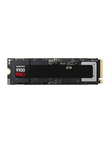 SSD, SAMSUNG, 9100 PRO, 8TB, M.2, NVMe, TLC, Write speed 13400 MBytes/sec, Read speed 14800 MBytes/sec, 3.88mm, TBW 4800 TB, MZ