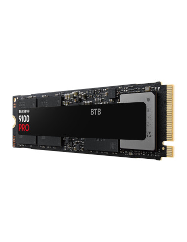 SSD, SAMSUNG, 9100 PRO, 8TB, M.2, NVMe, TLC, Write speed 13400 MBytes/sec, Read speed 14800 MBytes/sec, 3.88mm, TBW 4800 TB, MZ