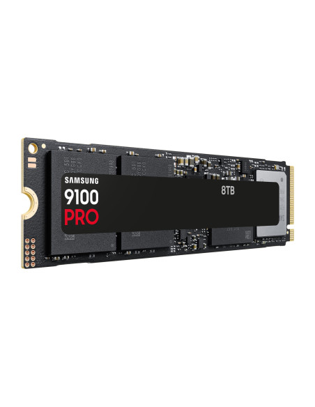 SSD, SAMSUNG, 9100 PRO, 8TB, M.2, NVMe, TLC, Write speed 13400 MBytes/sec, Read speed 14800 MBytes/sec, 3.88mm, TBW 4800 TB, MZ