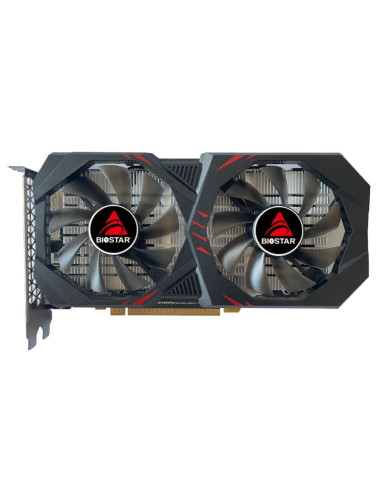 Graphics Card, BIOSTAR, NVIDIA GeForce GTX 1660 TI, 6 GB, GDDR6, 192 bit, PCIE 3.0 16x, GPU 1500 MHz, Dual Slot Fansink, 1xDVI-