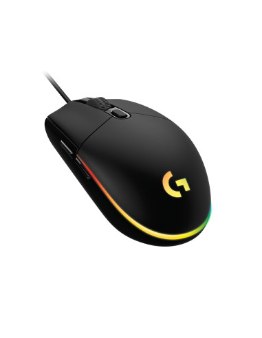 MOUSE USB OPTICAL G102 LIGHTSY/BLACK 910-005823 LOGITECH