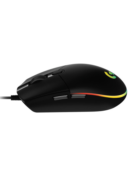 MOUSE USB OPTICAL G102 LIGHTSY/BLACK 910-005823 LOGITECH
