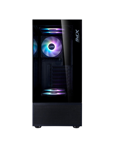 Case, ADATA, INVADER X MINI, MidiTower, Case product features Transparent panel, ATX, MicroATX, MiniITX, Colour Black, INVADERX