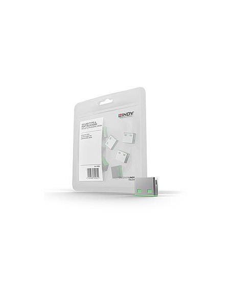 USB PORT BLOCKER 10PACK/GREEN 40461 LINDY