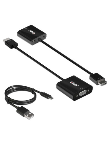 I/O ADAPTER HDMI TO VGA/AUDIO M/F CAC-1302 CLUB3D