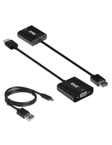 I/O ADAPTER HDMI TO VGA/AUDIO M/F CAC-1302 CLUB3D
