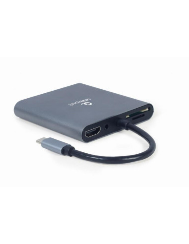 I/O ADAPTER USB-C TO HDMI/USB3/6IN1 A-CM-COMBO6-01 GEMBIRD